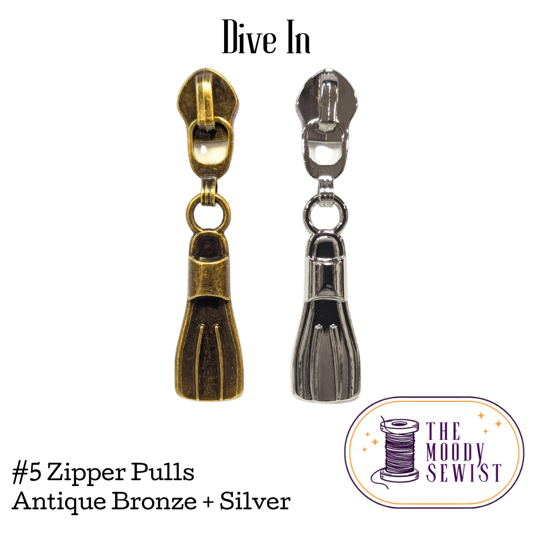 Dive In #5 Zipper Pulls