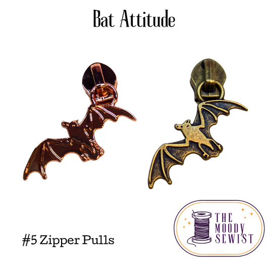 Bat Attitude #5 Zipper Pulls