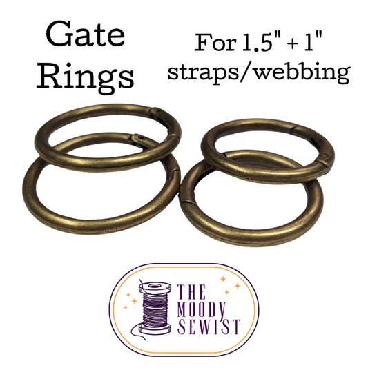 Gate Rings [Choose 1" or 1.5"] - Set of 2