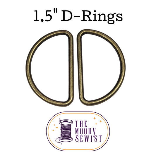 Sleek 1.5" D-Rings - Set of 4
