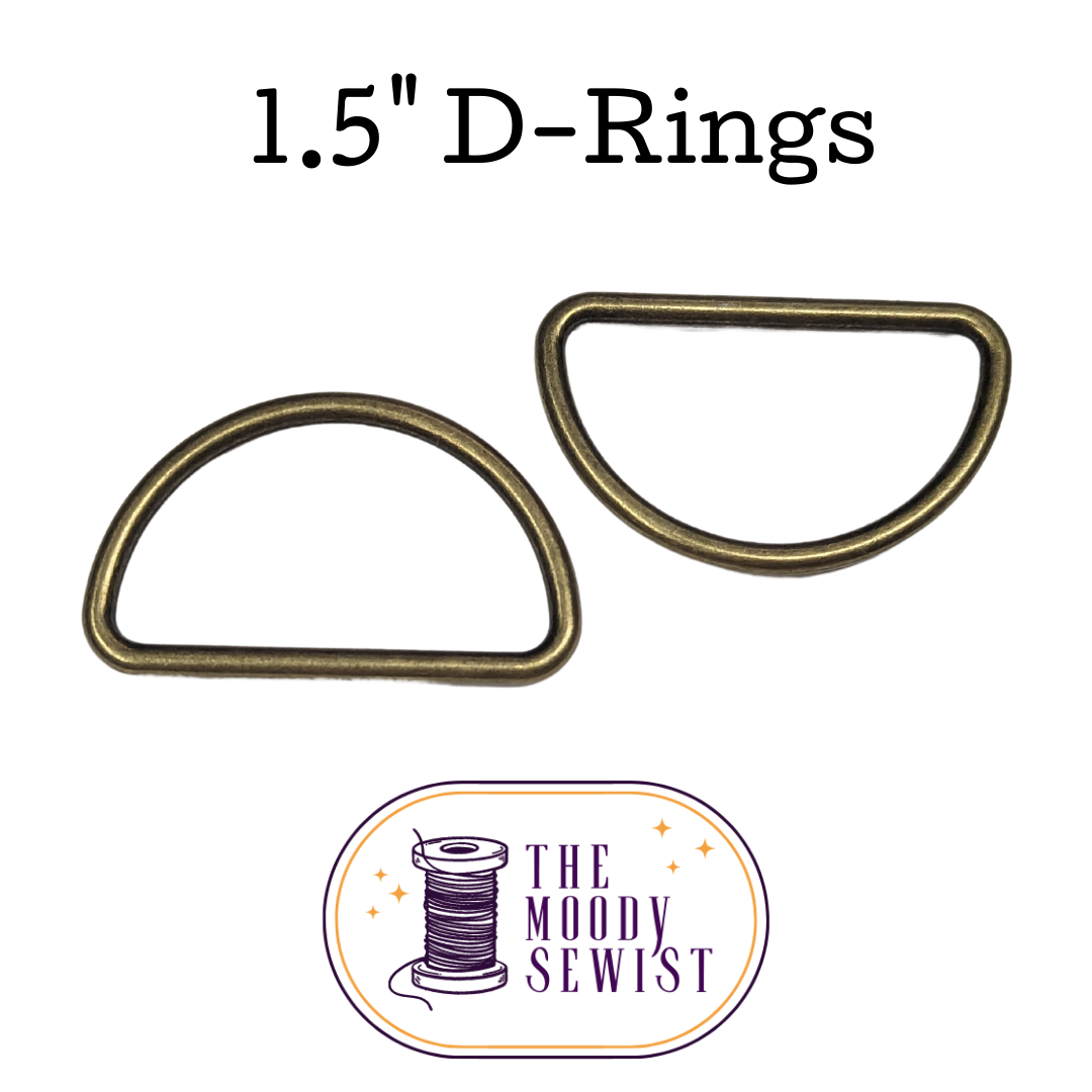 Sleek 1.5" D-Rings - Set of 4