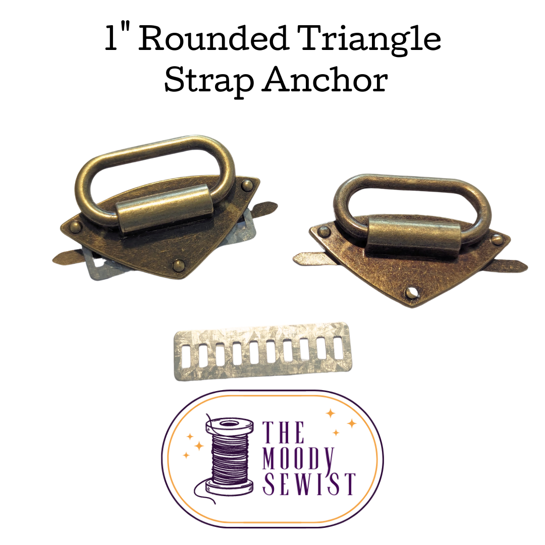 Rounded Triangle Strap Anchors - Pack of 4