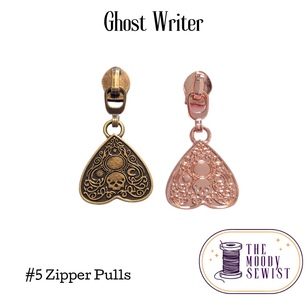 Ghost Writer #5 Zipper Pulls