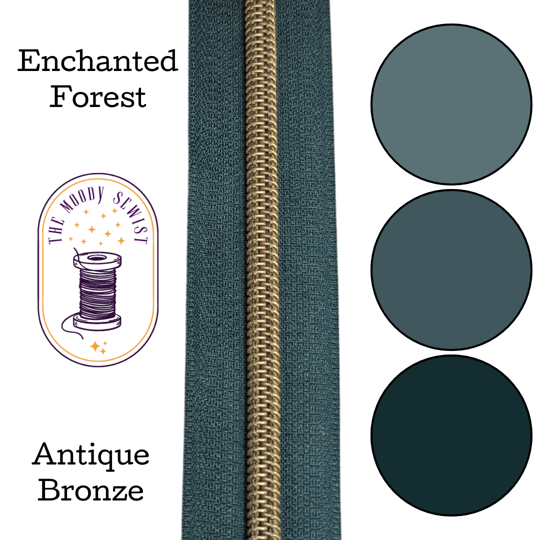 Enchanted Forest Zipper Tape