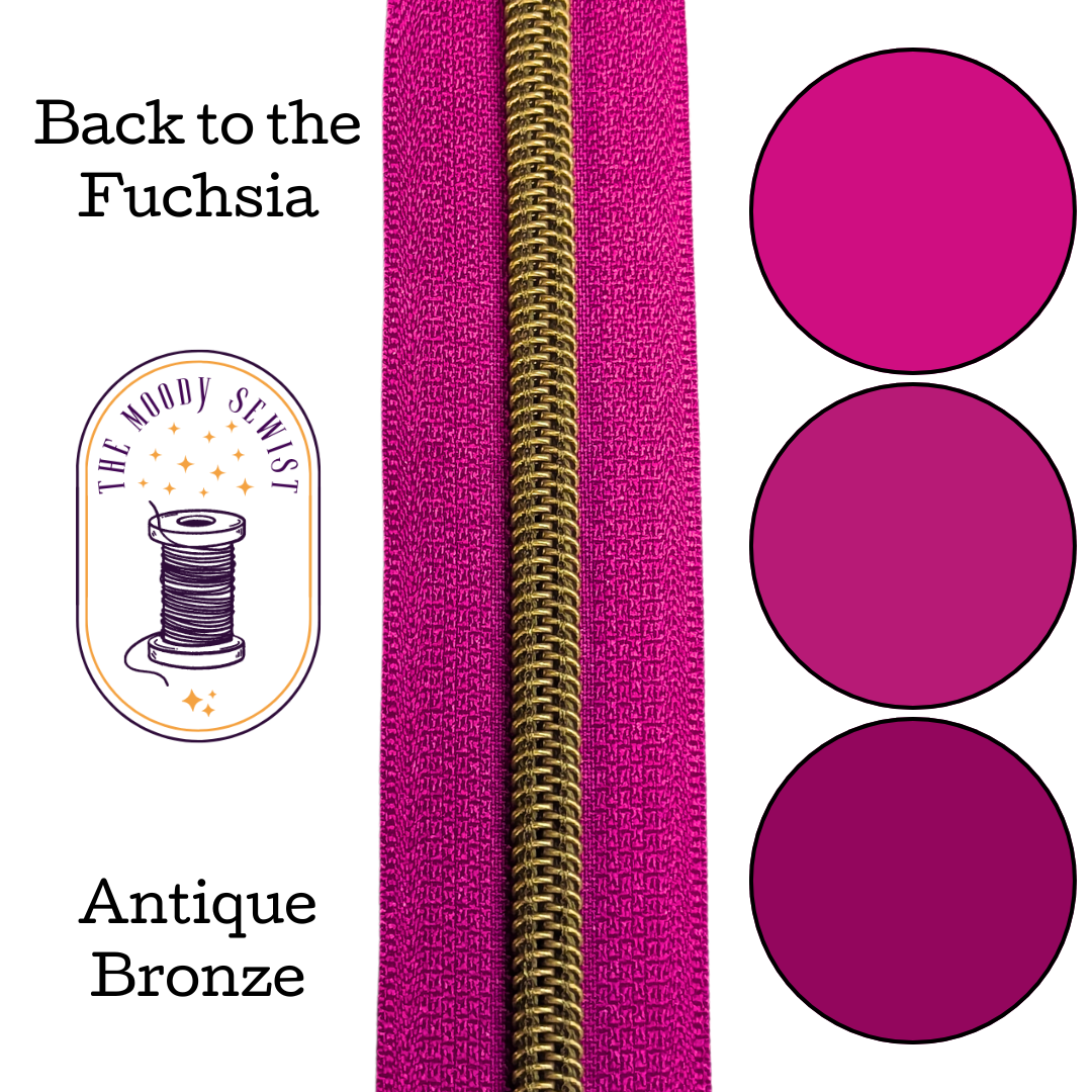 Back to the Fuchsia Zipper Tape