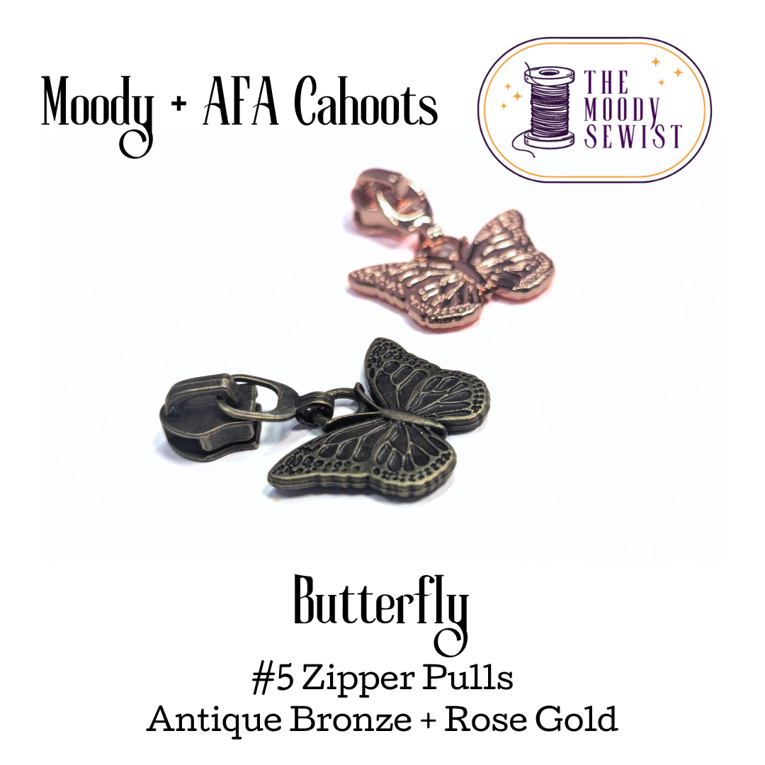 Butterfly #5 Zipper Pulls