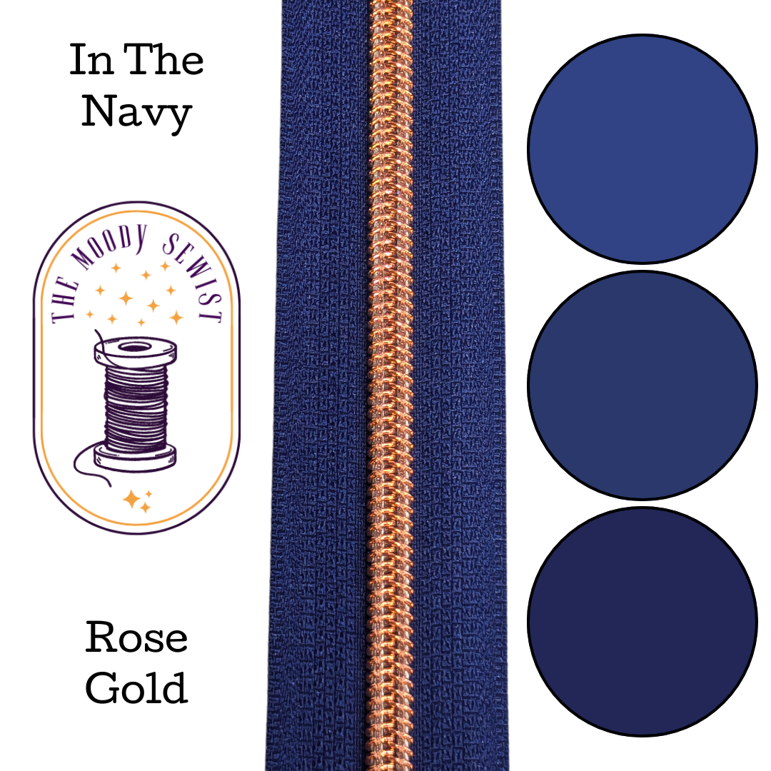 In The Navy Zipper Tape