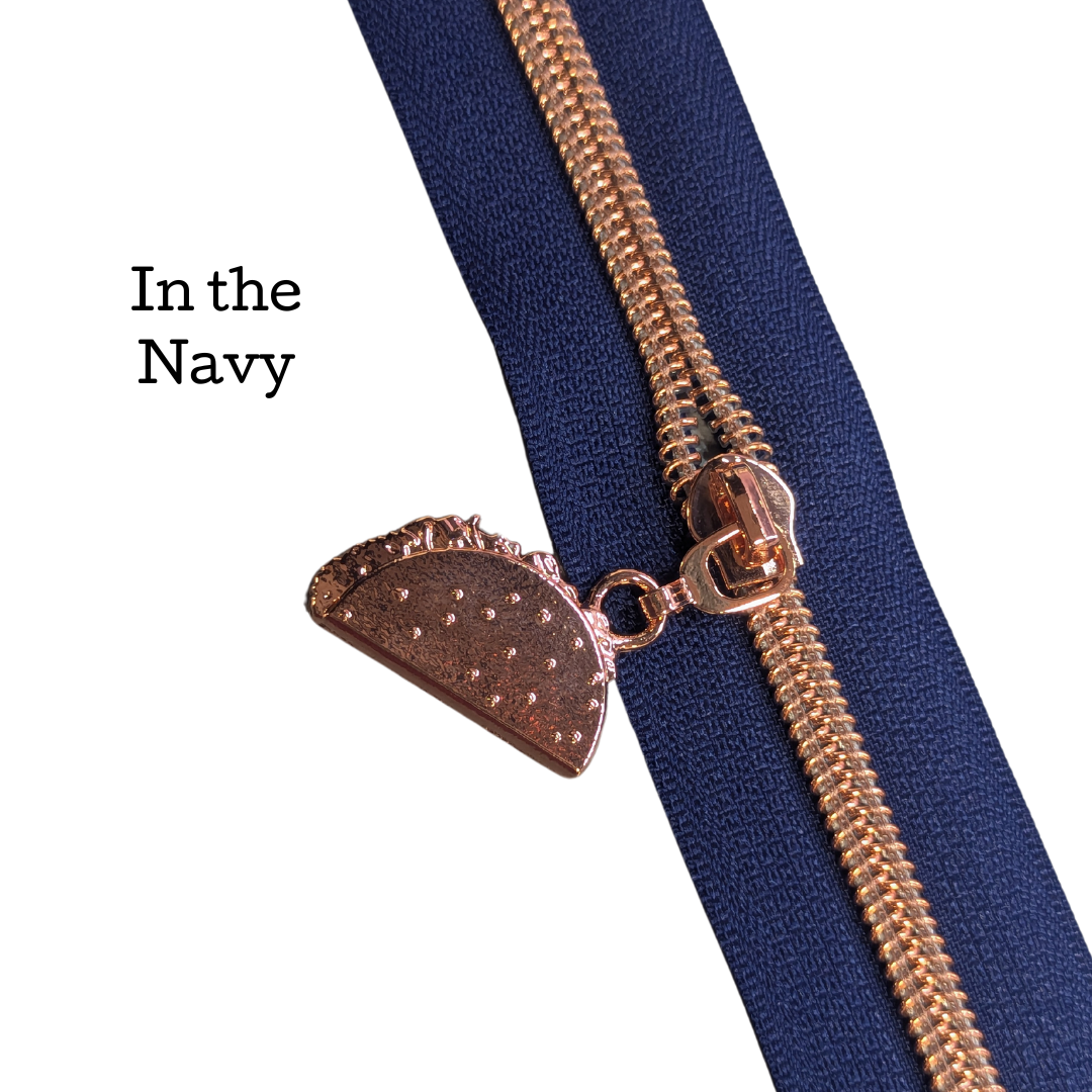 In The Navy Zipper Tape