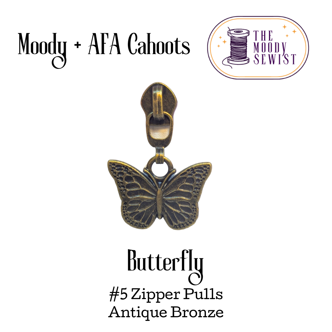 Butterfly #5 Zipper Pulls