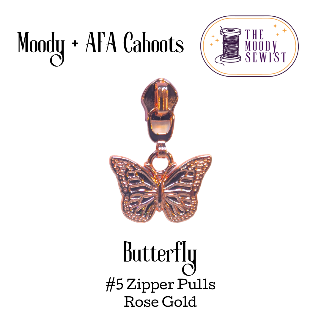 Butterfly #5 Zipper Pulls