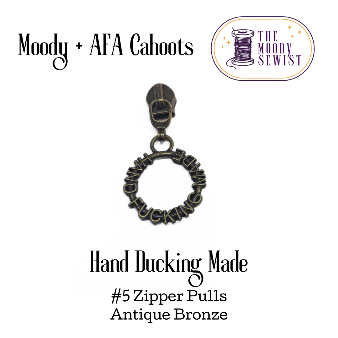 Hand Ducking Made #5 Zipper Pulls