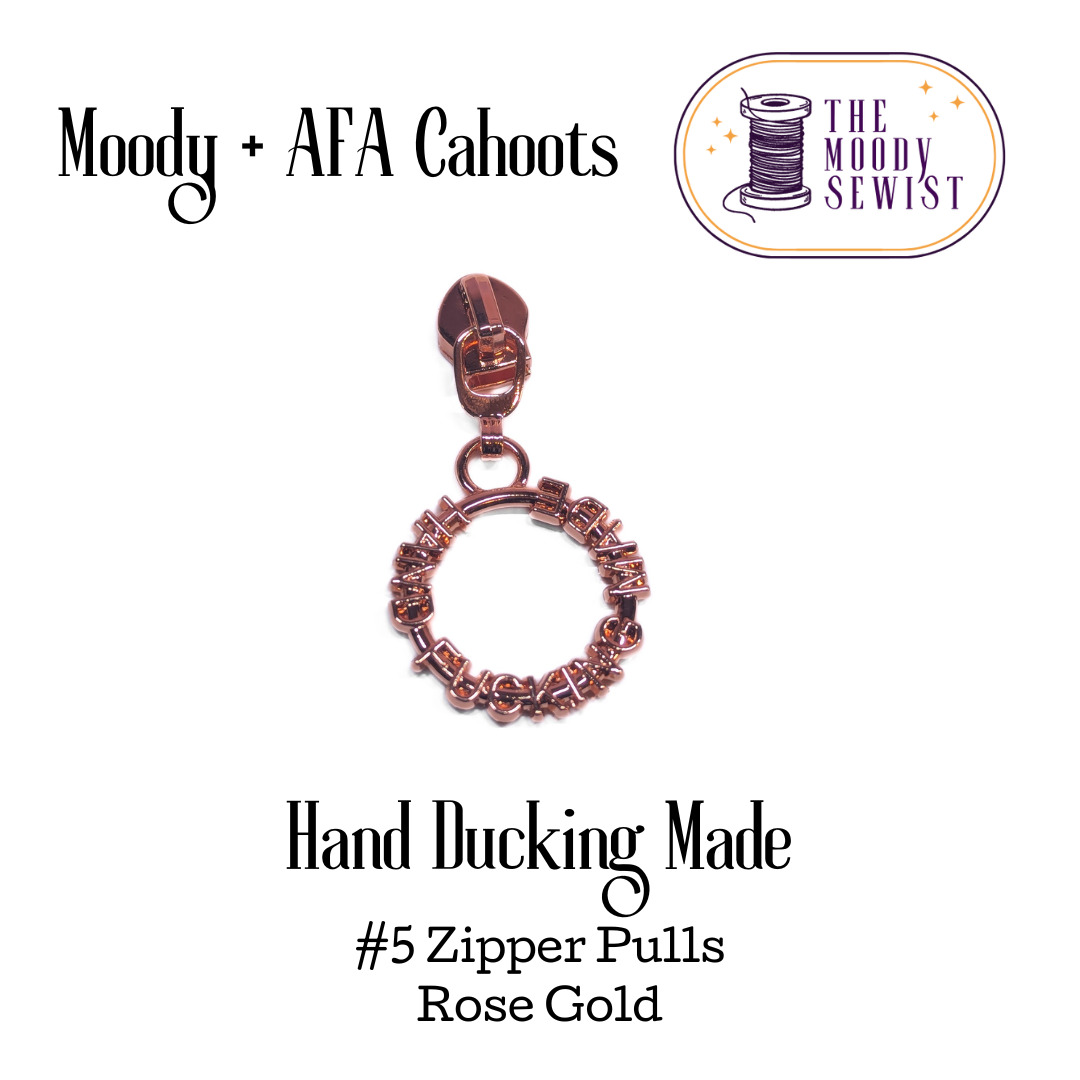 Hand Ducking Made #5 Zipper Pulls
