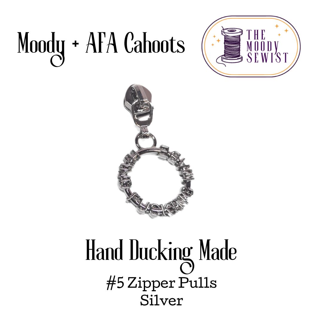 Hand Ducking Made #5 Zipper Pulls