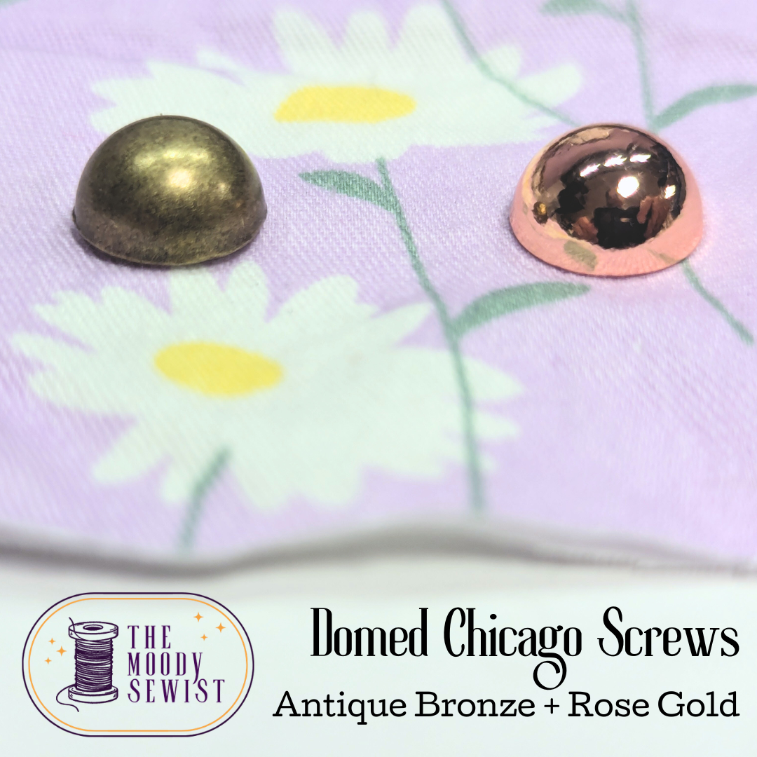 Domed Chicago Screws - Pack of 6