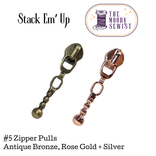 Stack 'Em Up #5 Zipper Pulls