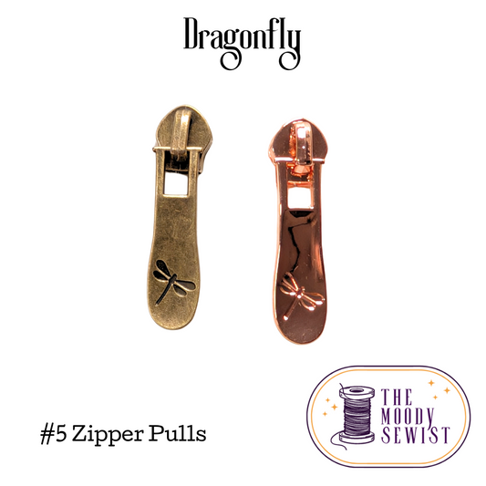 Dragonfly #5 Zipper Pulls