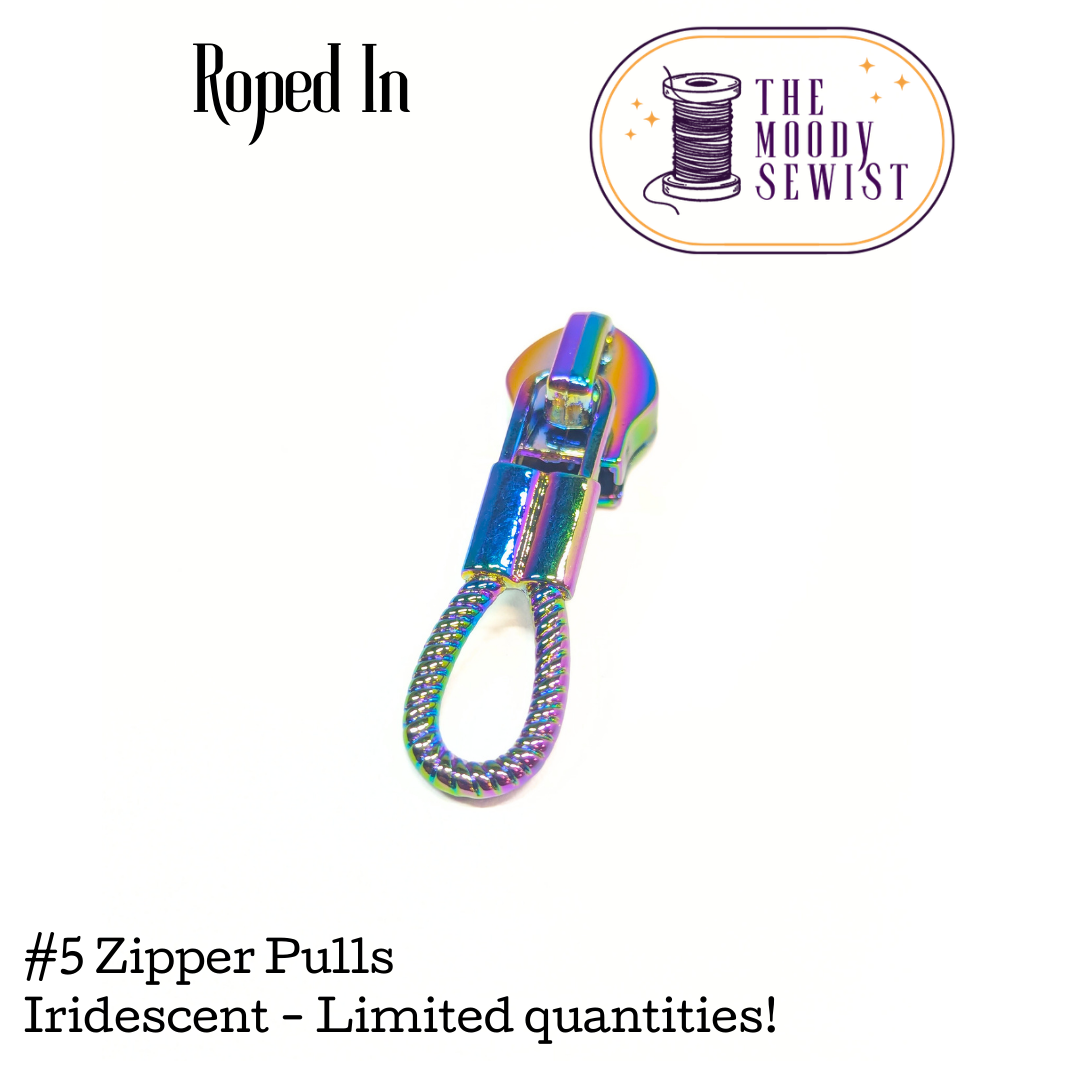 Roped In [Iridescent] #5 Zipper Pulls