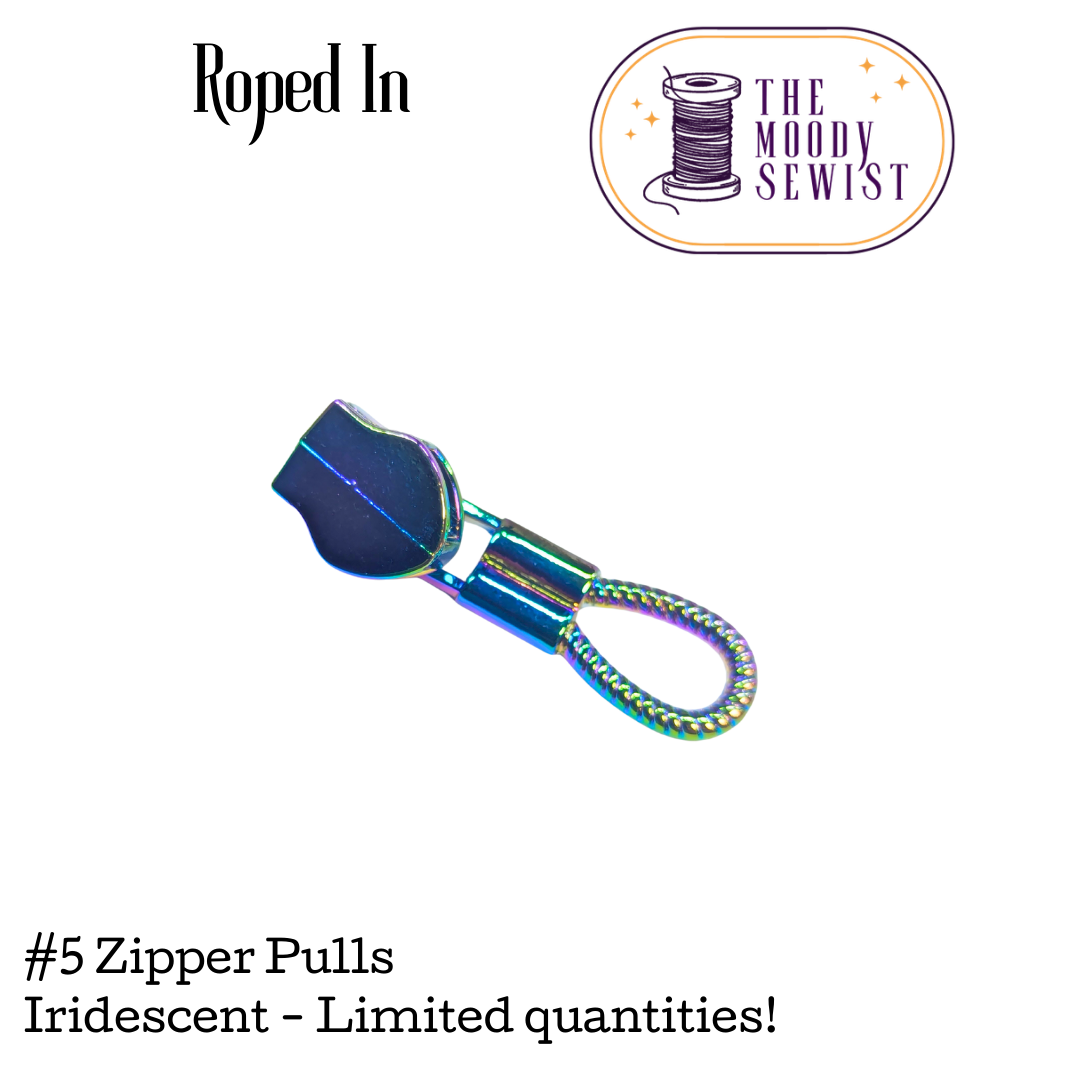 Roped In [Iridescent] #5 Zipper Pulls