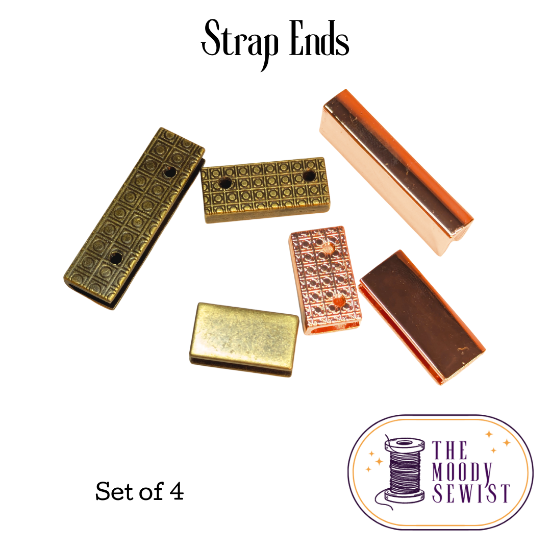 Strap End set of 4 [3/4", 1" + 1.5"]