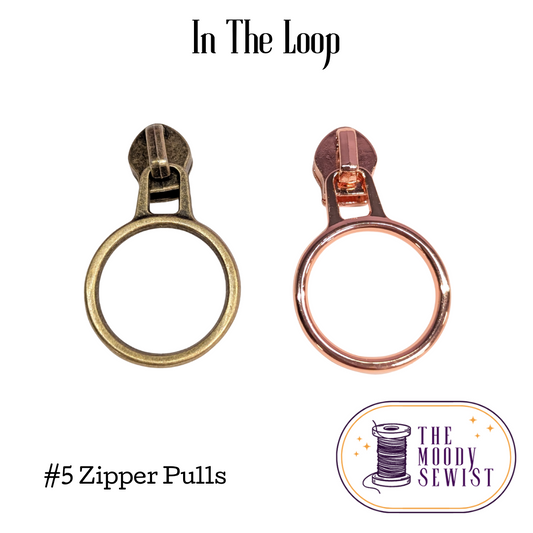 In The Loop #5 Zipper Pulls