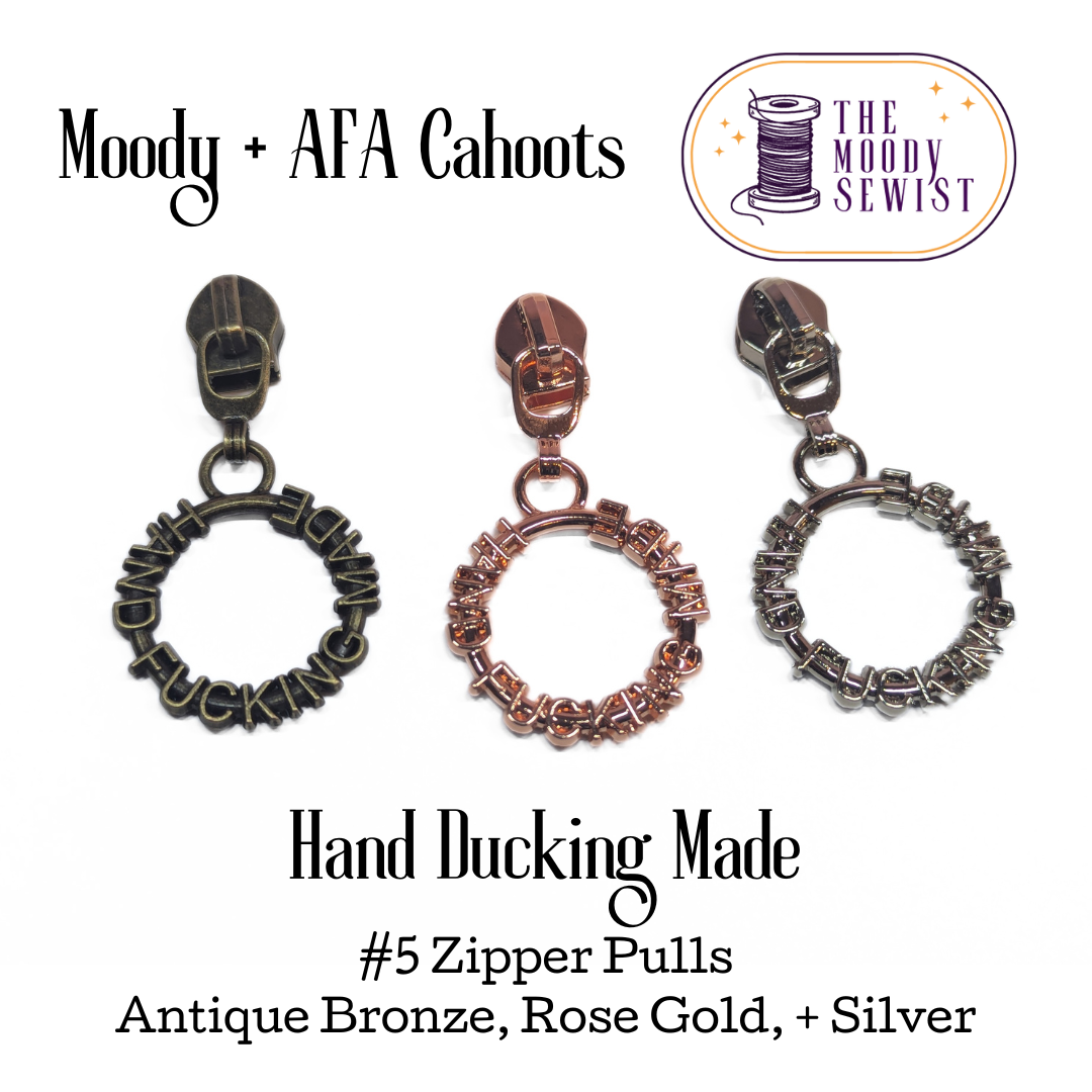 Hand Ducking Made #5 Zipper Pulls