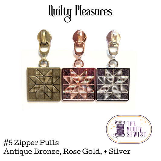 Quilty Pleasures #5 Zipper Pulls
