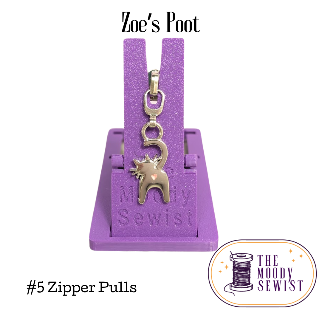 Zoe's Poot #5 Zipper Pulls