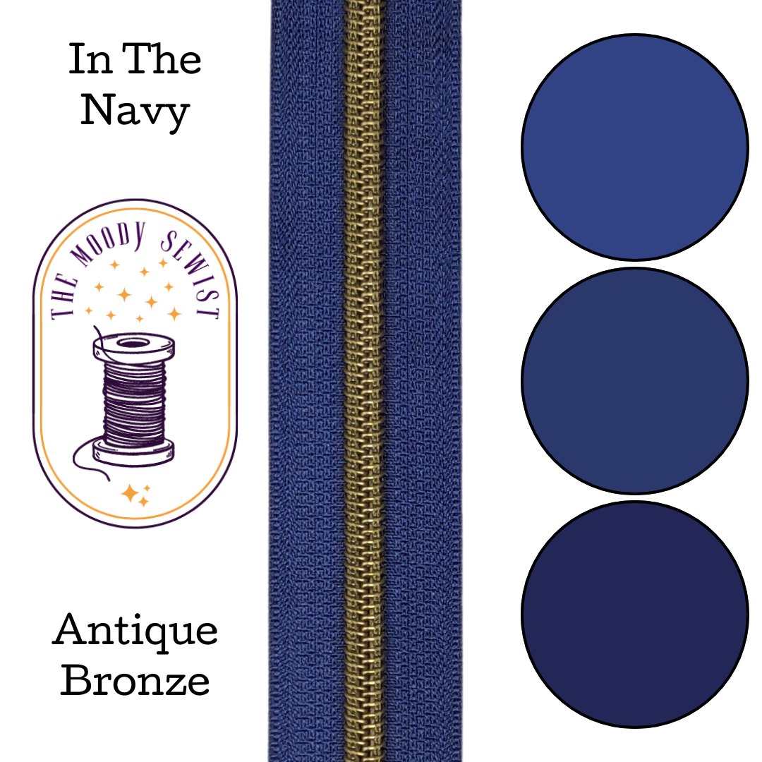 In The Navy Zipper Tape