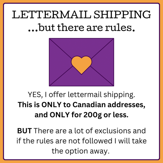 Lettermail Shipping...but there are RULES
