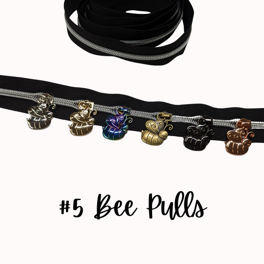 Bee Zipper Pulls