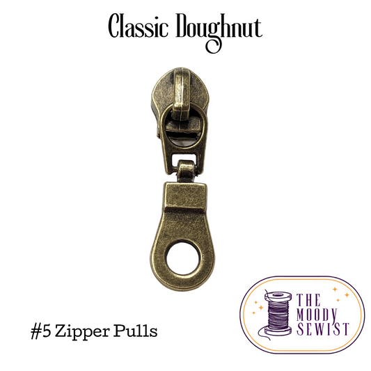 Classic Doughnut #5 Zipper Pulls