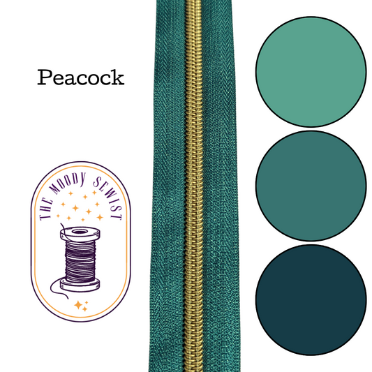Peacock Zipper Tape