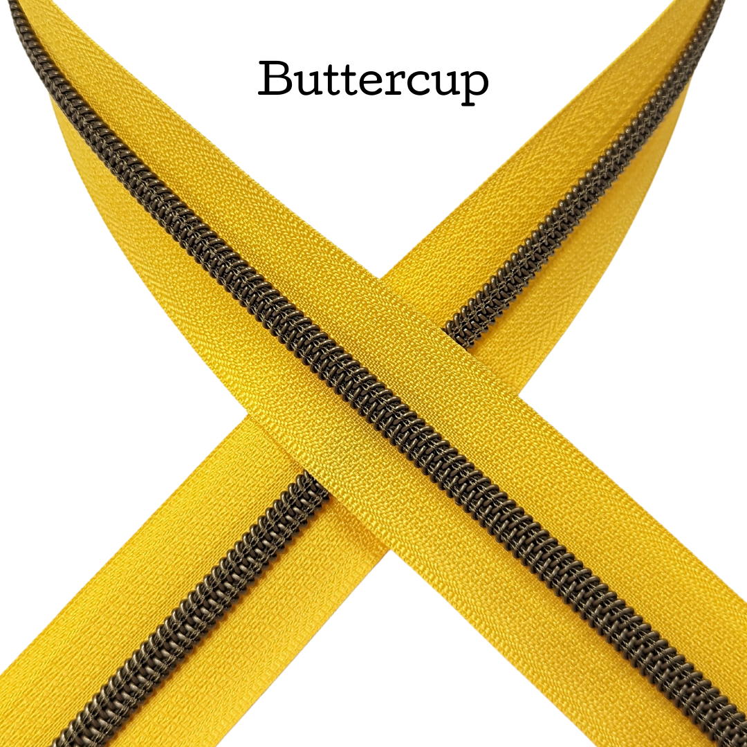 Buttercup Zipper Tape