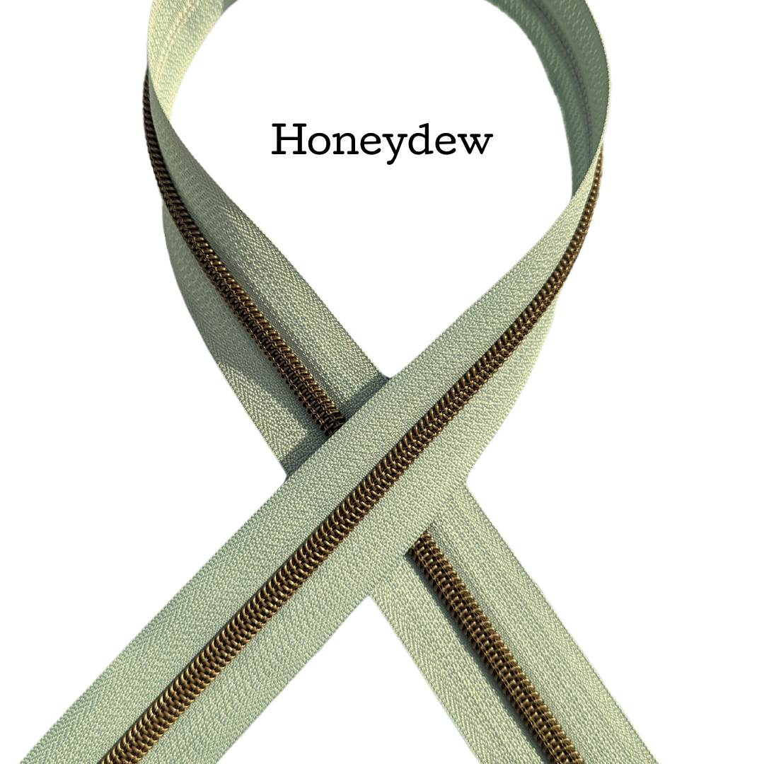 Honeydew Zipper Tape